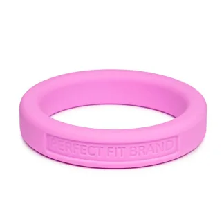 PerfectFit Classic Silicone Medium Stretch Penis Ring 44mm Pink