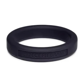 PerfectFit Classic Silicone Medium Stretch Penis Ring 44mm Black