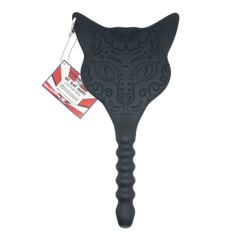 Demon Kat Paddle Dildo (Black) Demon Kat Paddle Dildo (Black)