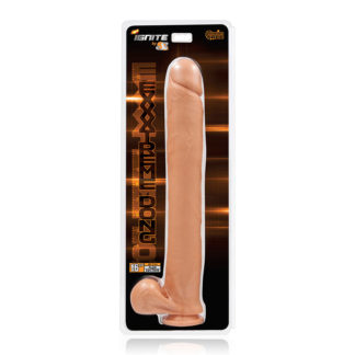 Si Novelties Exxtreme Dong w Suction Flesh 16in