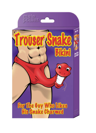 Male Power Trouser Snake Novelty Underwear (Black - One Size)