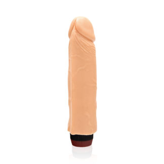 Si Novelties Cock w/ Vibration 8in Vanilla