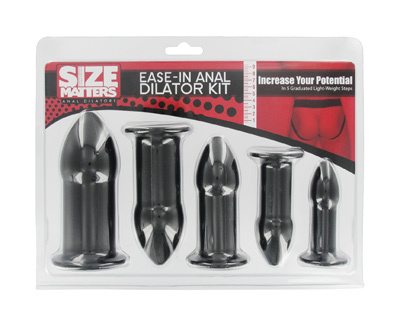 Ease-In Anal Dilator Kit (Black)