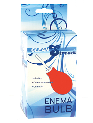 CleanStream Bulb Anal Clean Enema Red