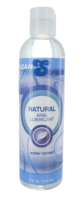 CleanStream Natural Water Based Anal Lube 8oz/236ml