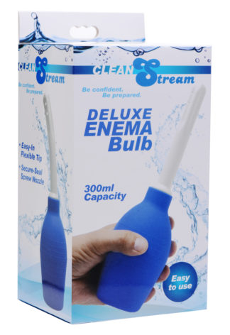 CleanStream Deluxe Enema Bulb Blue