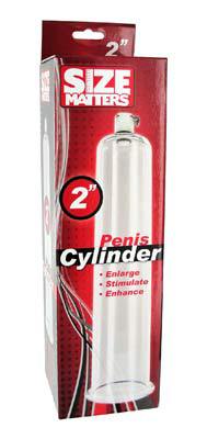 Size Matters Penis Pumping Cylinder 2in (Clear)