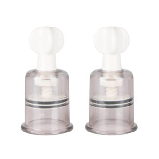 Fetish Collection Nipple and Clit Suckers Medium 2 Pc (Clear)