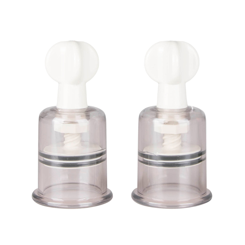 Nipple and Clit Suckers Medium 2 Pc (Clear) Nipple and Clit Suckers Medium 2 Pc (Clear)