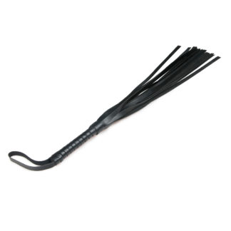 Fetish Collection Flogger Whip Leather (Black)