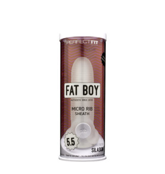 PerfectFit Fat Boy Micro Rib Sheath 5.5in (Clear)