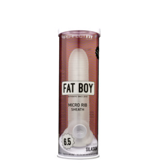 PerfectFit Fat Boy Micro Rib Sheath 6.5in (Clear)