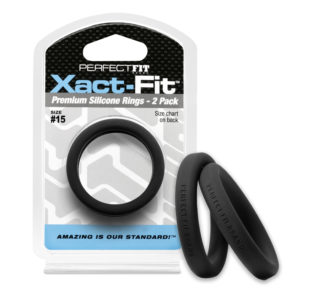 PerfectFit Xact-Fit #15 1.5in 2 Pk (Black)
