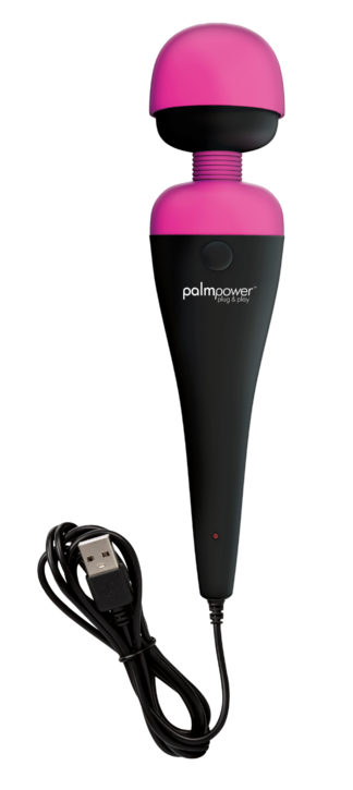 PalmPower Massage Wand Plug and Play USB (Pink)