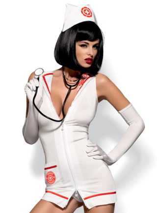 Obsessive Emergency Dress And Stethoscope (White - Small/Medium) Obsessive Emergency Dress And Stethoscope (White - Small/Medium)