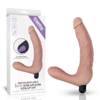 Lovetoy IJOY Rechargeable Strapless Strap on (Vanilla)