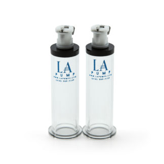 LA Pump Nipple Enlargement Cylinders 25mm (Clear)
