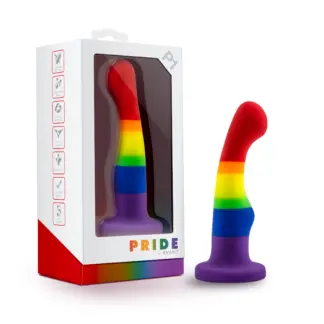 Avant Pride P1 Freedom Silicone Dildo  (Rainbow)