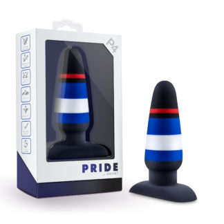Avant Pride P4 Power Play Silicone Butt Plug (Black)