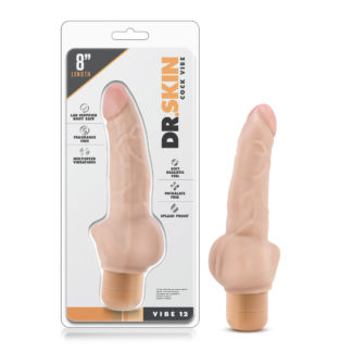 Dr Skin Cock Vibe 12 8in Vibrating Cock Beige Dr Skin Cock Vibe 12 8in Vibrating Cock Beige
