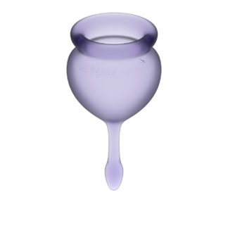 Satisfyer Feel Good Menstrual Cup Lila 2pcs (Lilac)