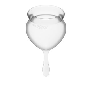 Satisfyer Feel Good Menstrual Cup Transparent 2pcs (Clear)