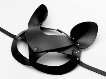 Tailz Cat Tail Anal Plug and Mask Set (Black)