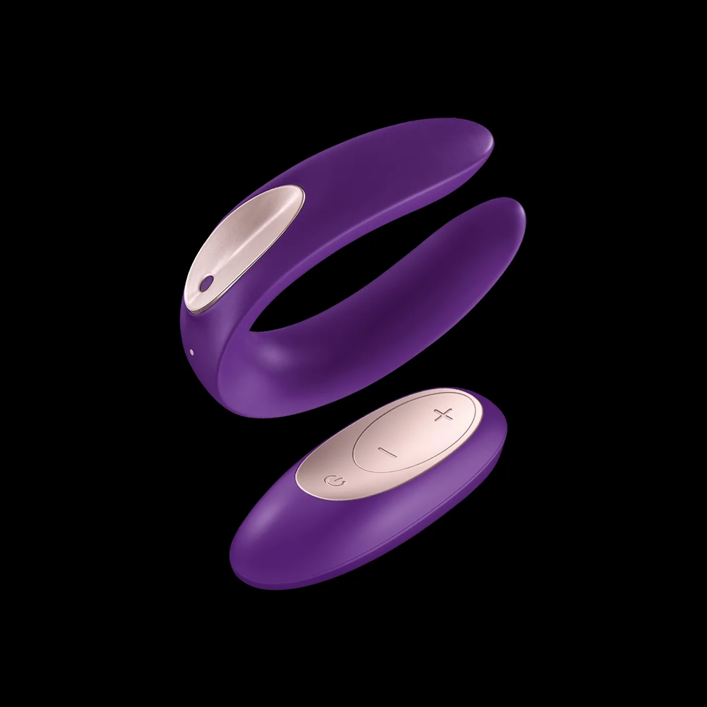Satisfyer Partner Double Plus Remote (Purple)