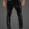 Long Elastic PVC pants (Black - Extra Large)