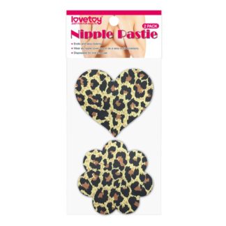 Lovetoy Leopard Sexy Nipple Pasties Twin Pk (Brown)