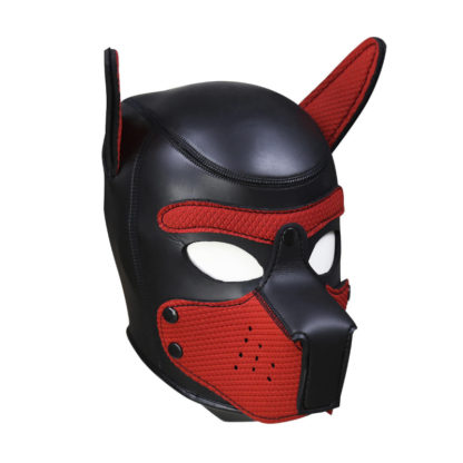 Daytona Puppy Play Mask Red