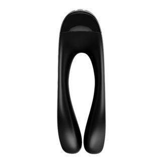 Satisfyer Candy Cane Finger Vibe Black Satisfyer Candy Cane Finger Vibe Black