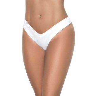 Mapale High Leg Thong White (Small/Medium)