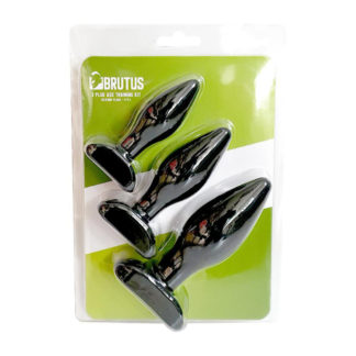 Brutus Anal Training Kit 3 Pc (Black)