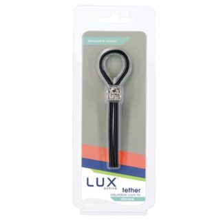 LUX Active Tether Adjustable Cock Tie  (Black)