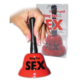 Novelty Ring for Sex Bell (Red)