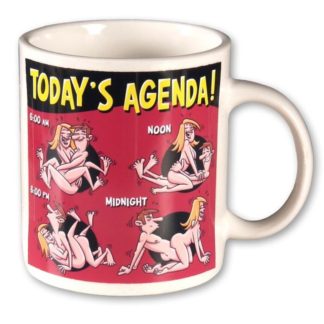 Novelty Todays Agenda Coffee Mug