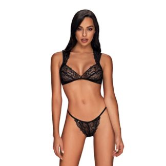 Obsessive Elisetta 2 Pc Set (Black - Large/Extra Large) Obsessive Elisetta 2 Pc Set (Black - Large/Extra Large)