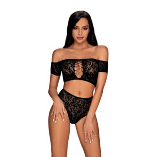 Obsessive Inessita 2 Pc Set (Black - Extra Large) Obsessive Inessita 2 Pc Set (Black - Extra Large)