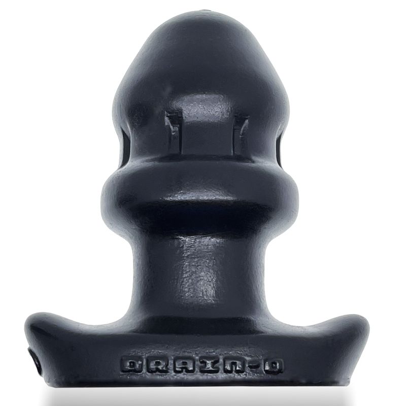 Drain O Flow Thru Buttplug Black (Small) Drain O Flow Thru Buttplug Black (Small)