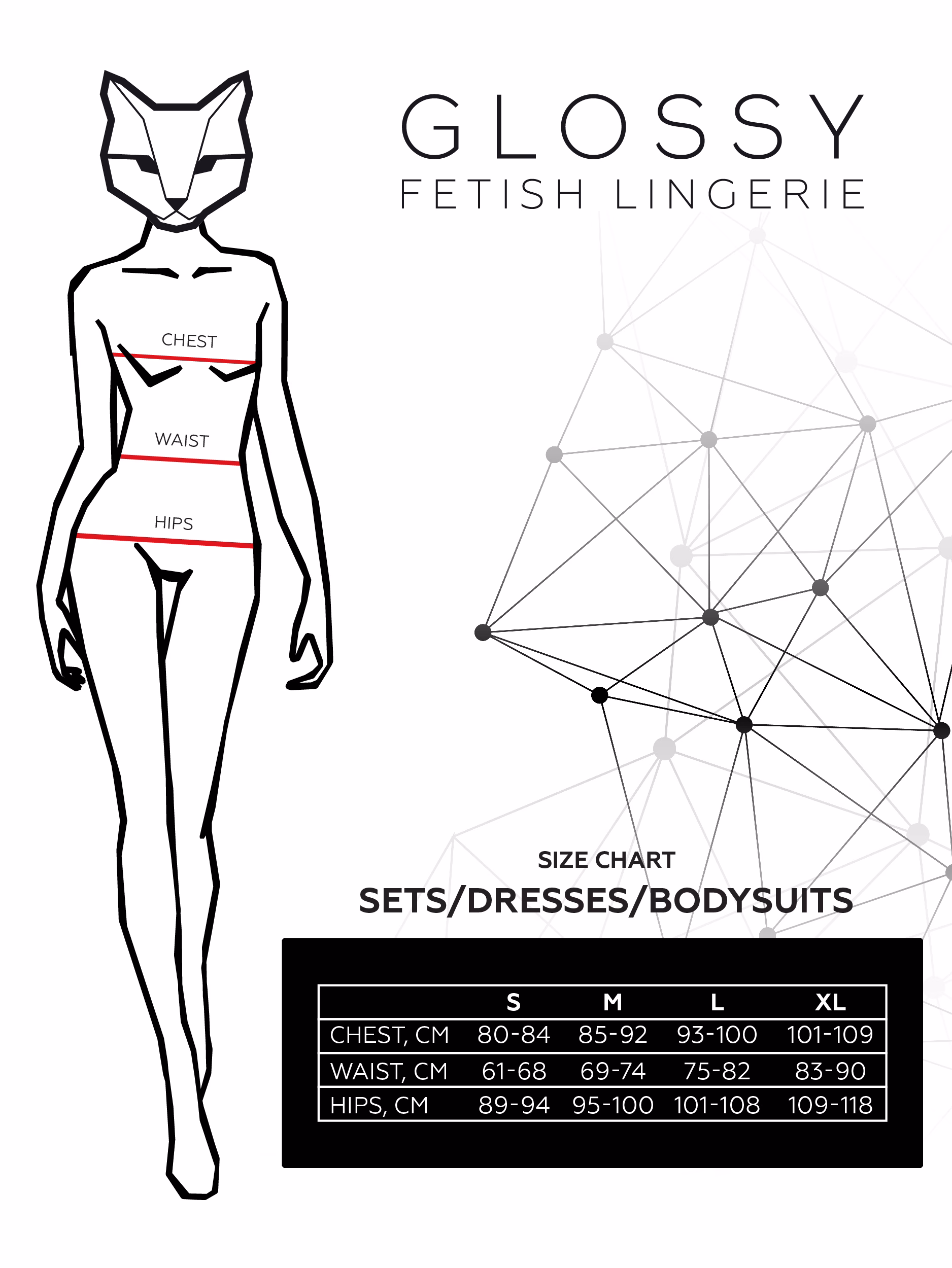 Glossy Wetlook Set Gigi (Black - Medium) Glossy Wetlook Set Gigi (Black - Medium)