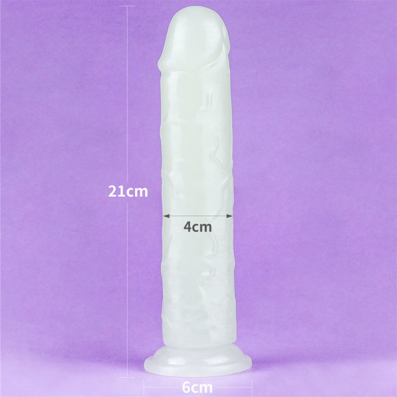 Lumino Play Dildo 8in (Clear) Lumino Play Dildo 8in (Clear)