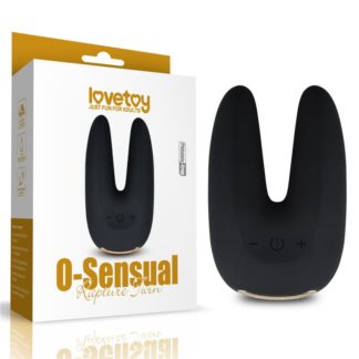 Lovetoy O Sensual Rapture Dual Motor Clit Massager Vibrator (Black)