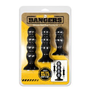 Boneyard Bangers Silicone Ass Training Kit 3 Pc (Black)