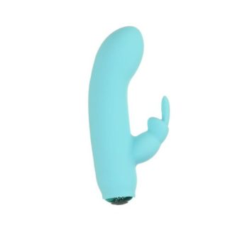 PowerBullet Alices Bunny Rechargeable Bullet w Rabbit Sleeve Teal PowerBullet Alices Bunny Rechargeable Bullet w Rabbit Sleeve Teal