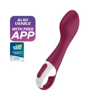 Satisfyer Hot Spot Warming G-Spot Vibrator (Plum) Satisfyer Hot Spot Warming G-Spot Vibrator (Plum)