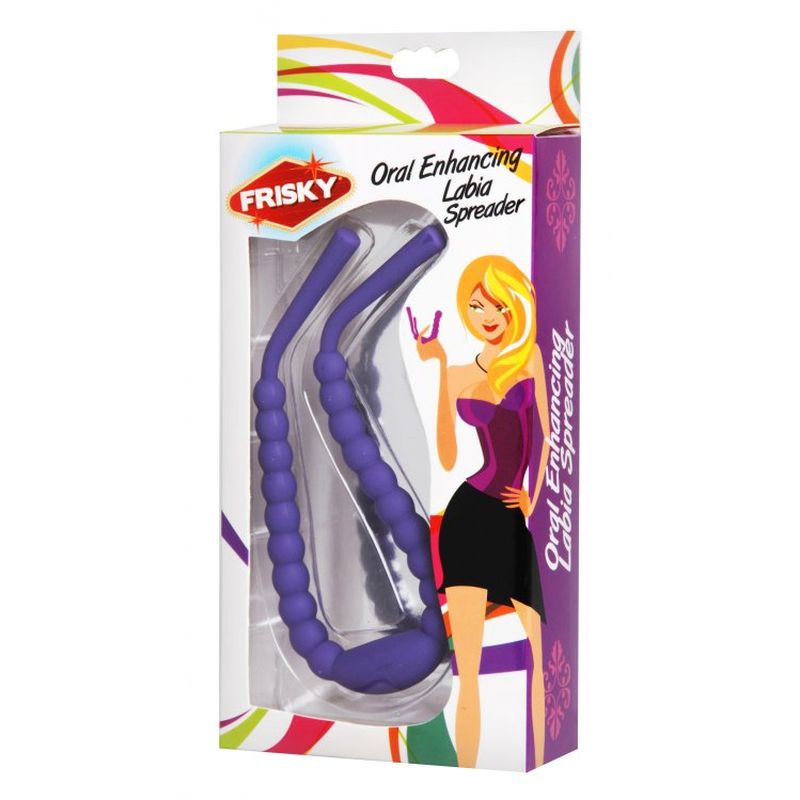 Oral Enhancing Hands Free Labia Spreader (Purple) Oral Enhancing Hands Free Labia Spreader (Purple)