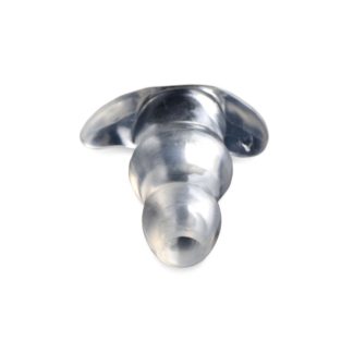 Master Series Clear View Hollow Anal Plug Small
