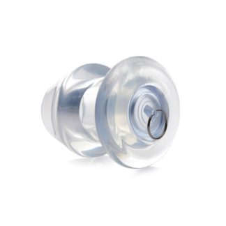 Master Series Ass Bung Clear Hollow Anal Dilator 4in X Large (Extra Large)