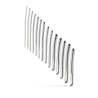 Sinner Single Ended Dilator Set 14 Pc (Silver)